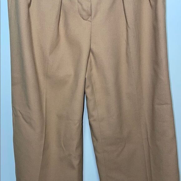 Vintage Elegant Tan Women's Trousers - Picture 3 of 9